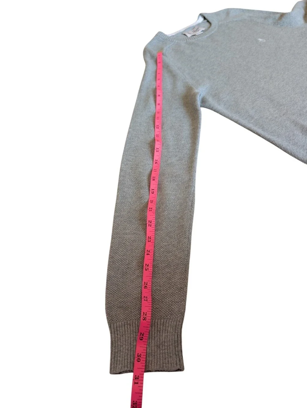 Penguin 100% Cotton Gray Pullover Sweater Sz M